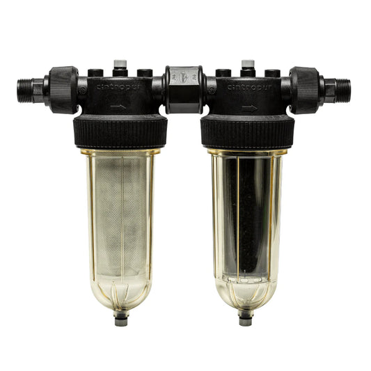 Cintropur vattenfilter NW25 Duo Partikel och Kolfilter