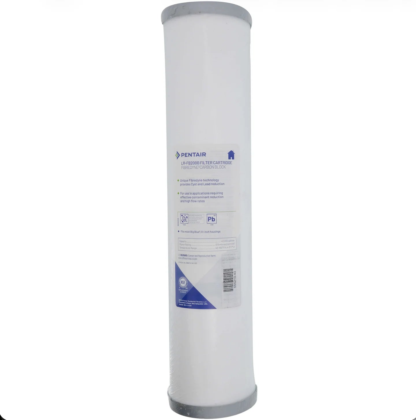Pentair Blyfilterpatron 20 LR‑FB20BB Big Blue