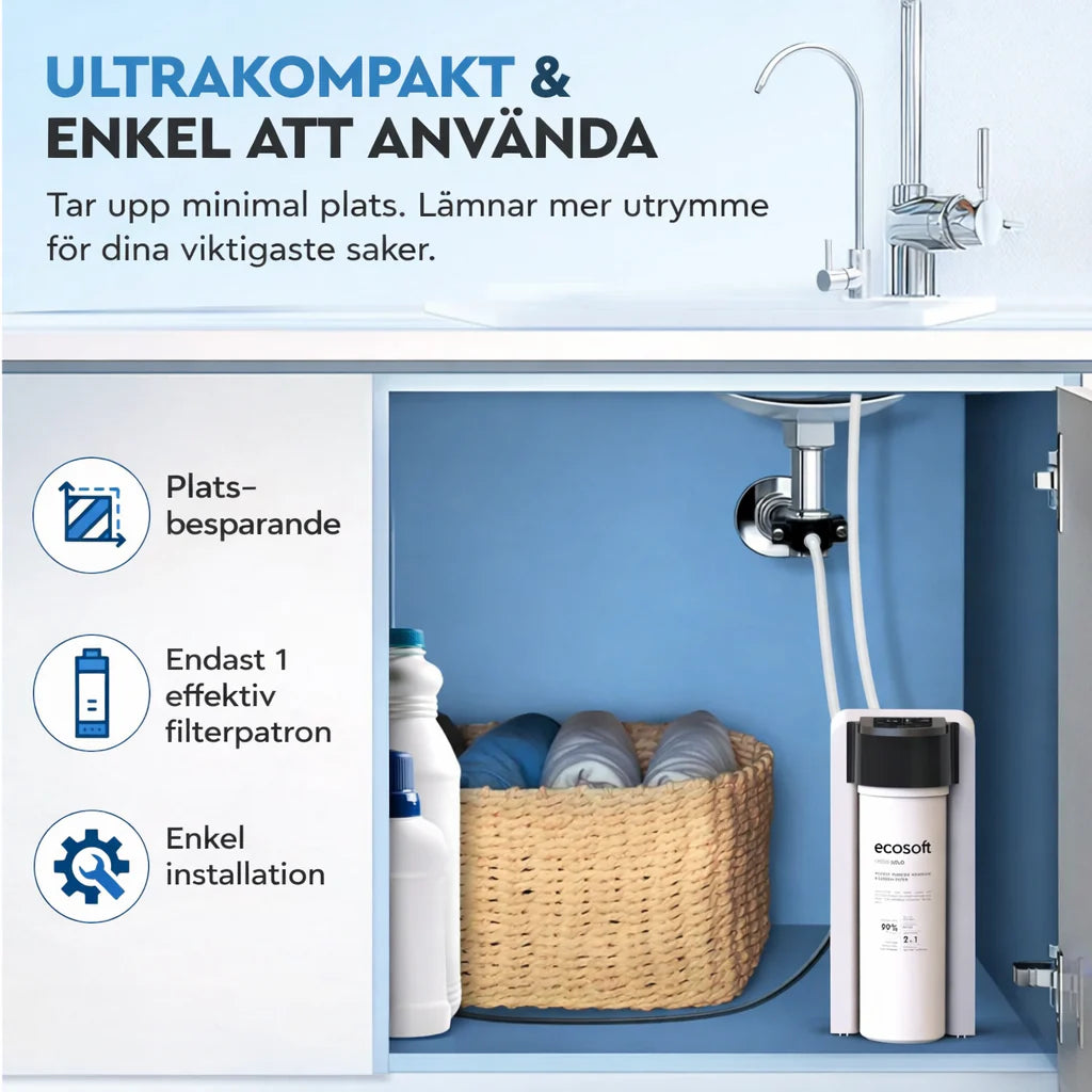 Ecosoft CROSS Solo RO System - Omvänd Osmos