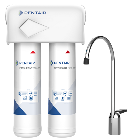 Pentair FreshPoint F2000 – Tvåstegs dricksvattenfilter för PFAS, klor och bly