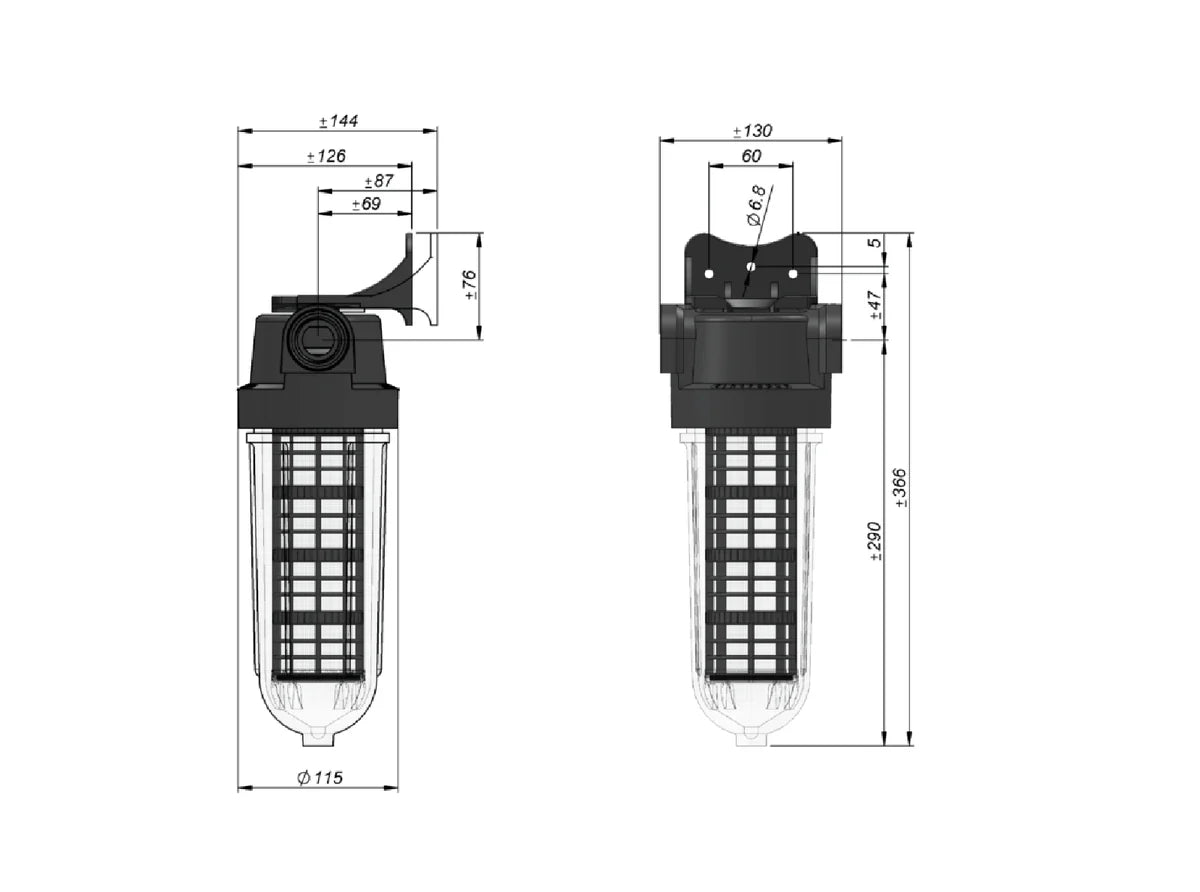 Cintropur vattenfilter egen brunn SL240 Partikelfiltrering