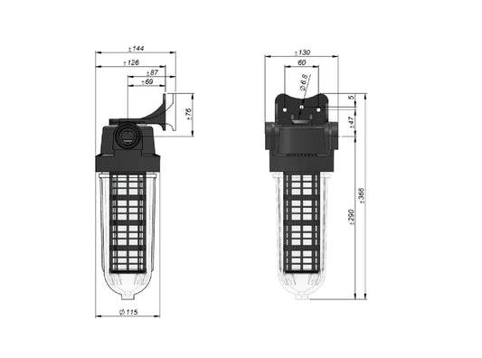 Cintropur vattenfilter egen brunn SL240 Partikelfiltrering